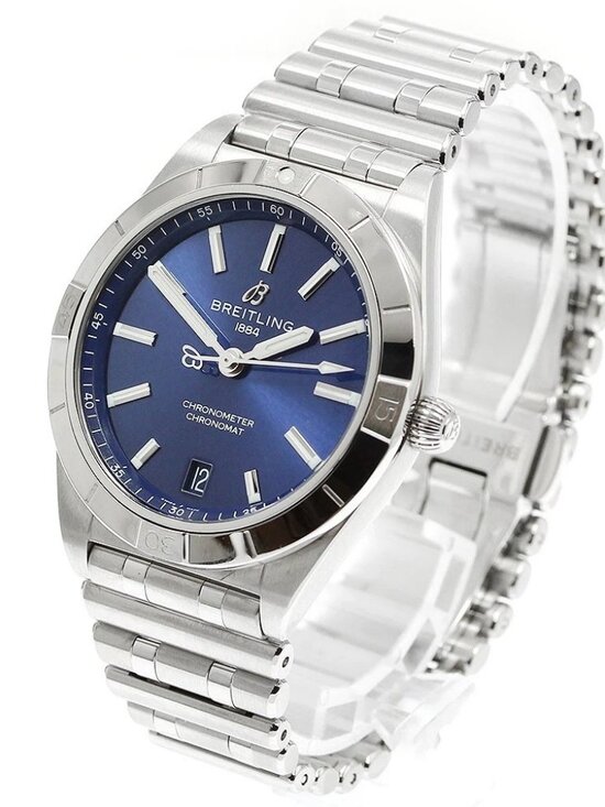 BREITLING Chronomat automatic 36 A10380 Navy Dial Automatic Ladies Watch_954749 main image 5